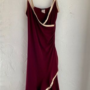 Pia burgundy in color and very Y2K!  Size small.